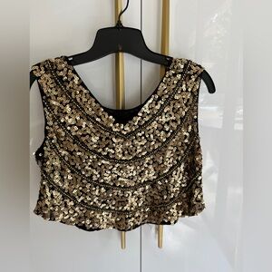 Sequin Crop Top